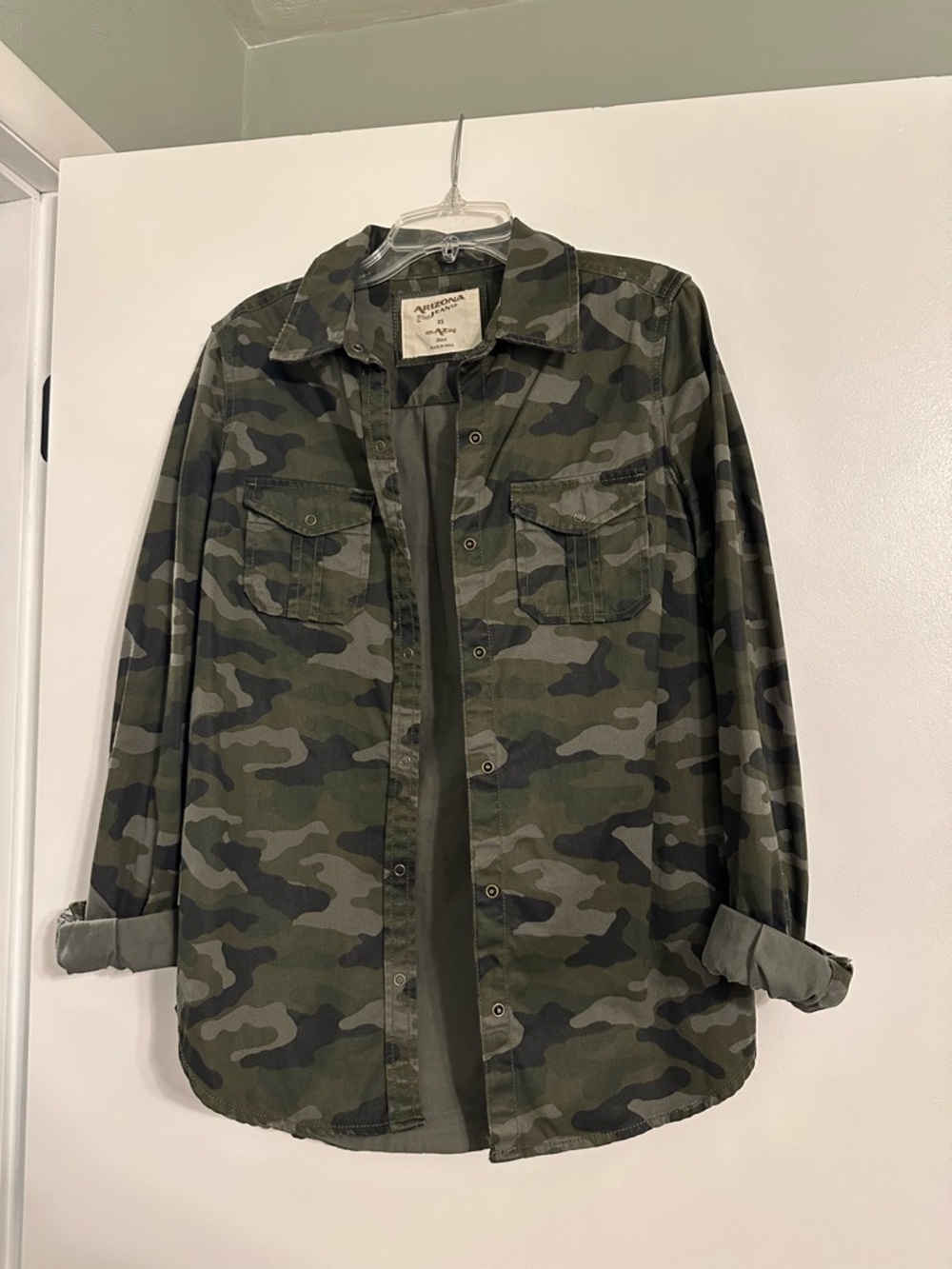 Arizona Jean Co. Camo Jacket, Junior’s Size XS, Gently Worn, Non-Smoking Home